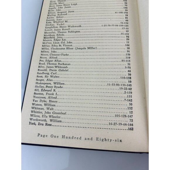 1929 One Hundred and One Famous Poems Vintage Antique Book Poetry Compilation - Picture 12 of 16